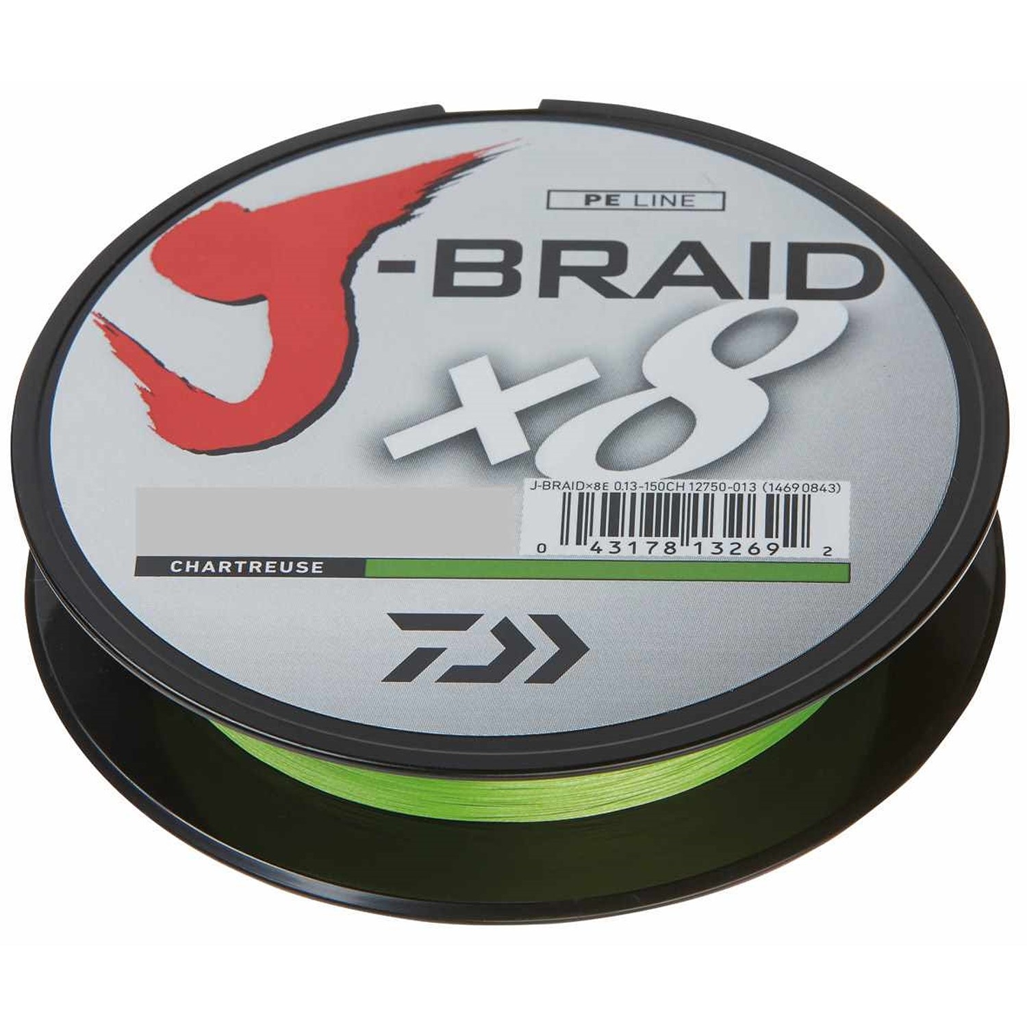 J-Braid X8 Chartreuse 0.28mm - 26.5kg