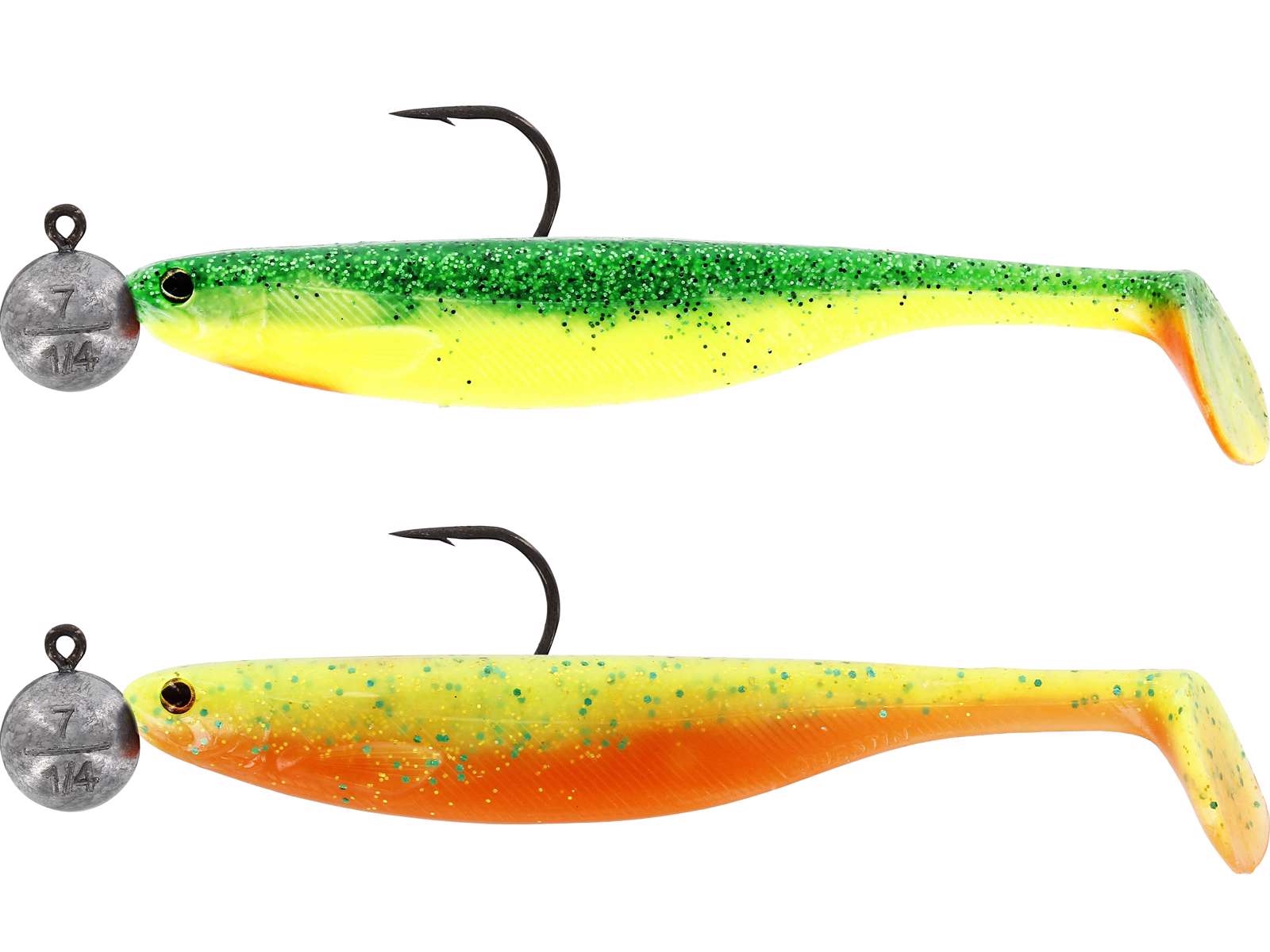 Rigged 'n Ready ShadTeez Slim Dark Water Mix 1 7.5cm/5gr #2/0