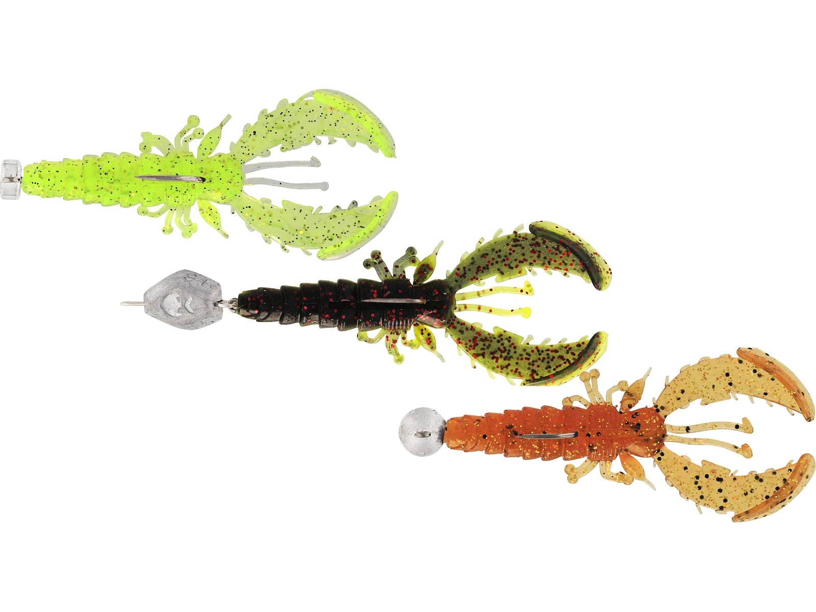 CreCraw Slim Ready Rigged 5.5cm  Dark Water Mix 22