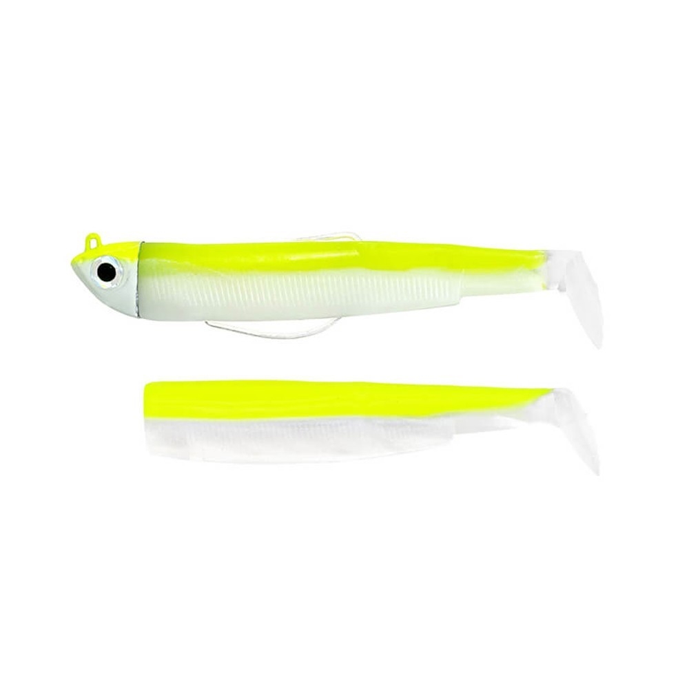 Black Minnow 90mm No 2 Combo Offshore 10gr Fluo Yellow