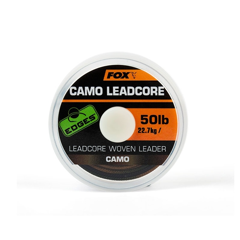 Camo Woven Leadcore Leader 50lb/7mtr