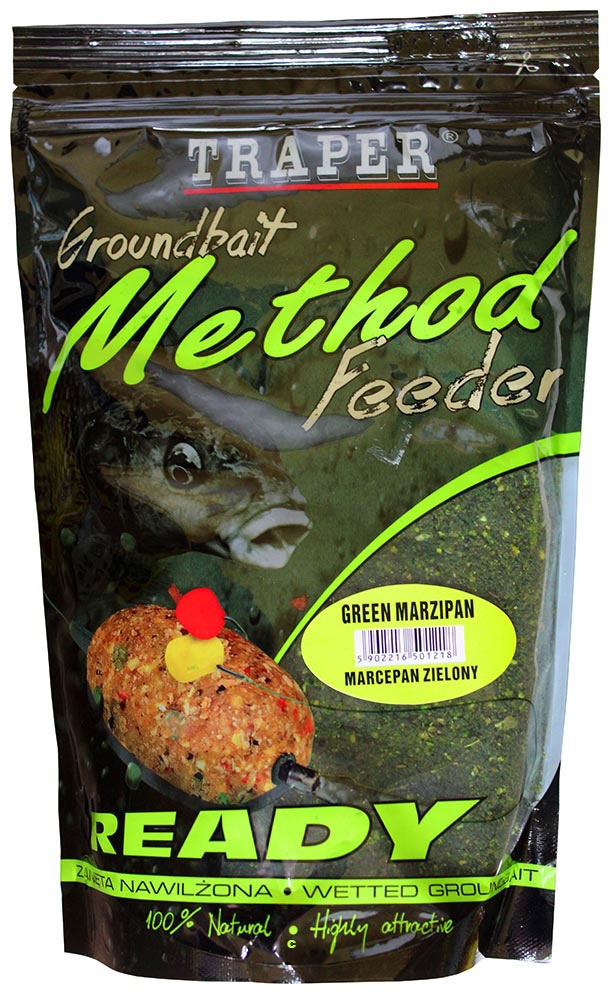 Method Feeder Ready Groundbait Green Marzipan 750gr