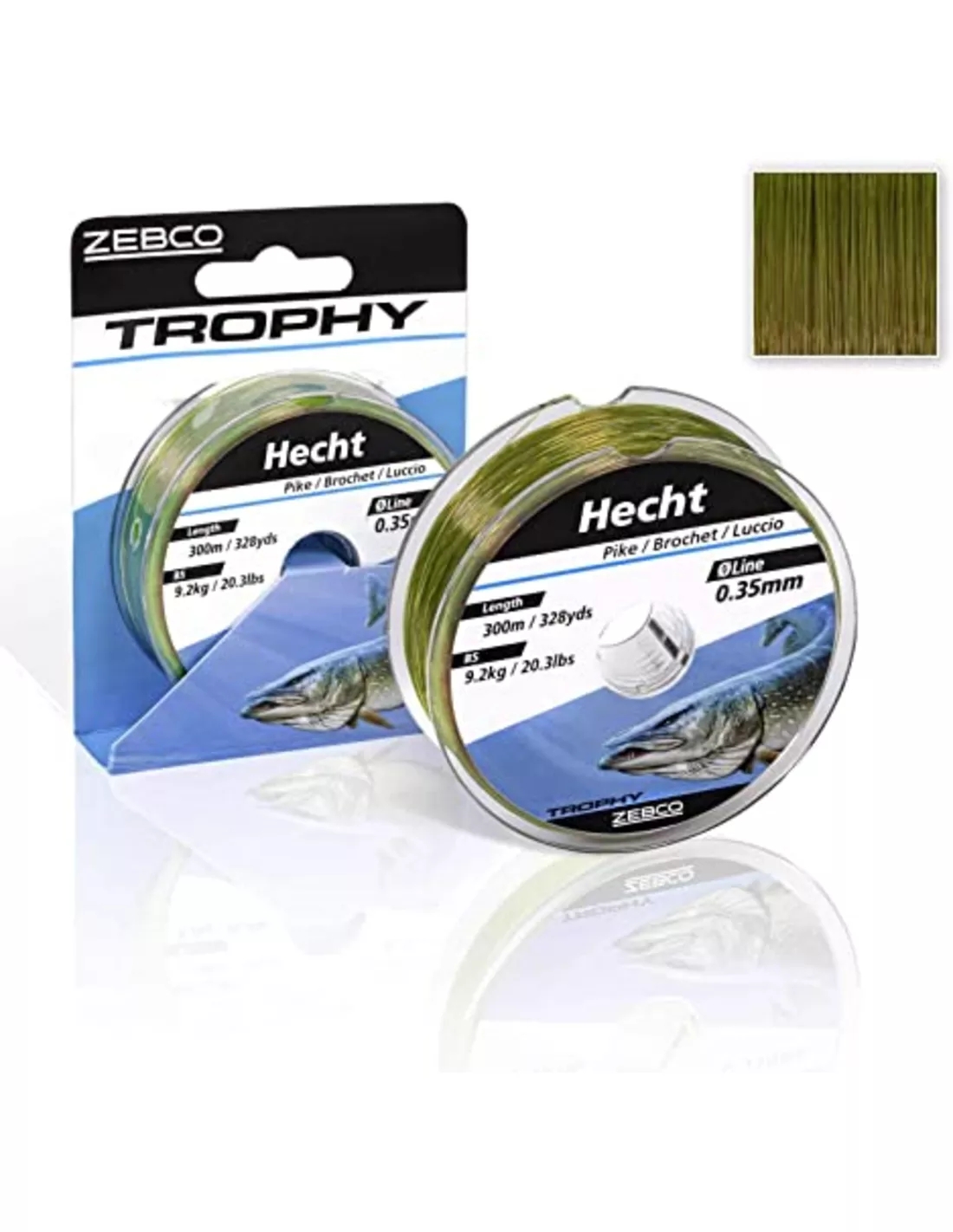 Trophy Snoek Vislijn Groen 0.30mm/6.9kg/300mtr