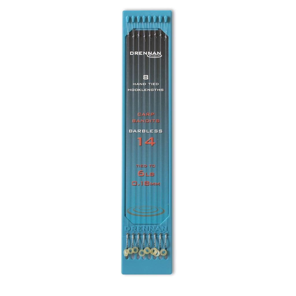 Carp BanditsBarbl. 14/0.18mm (Handgemaakte Onderlijn)