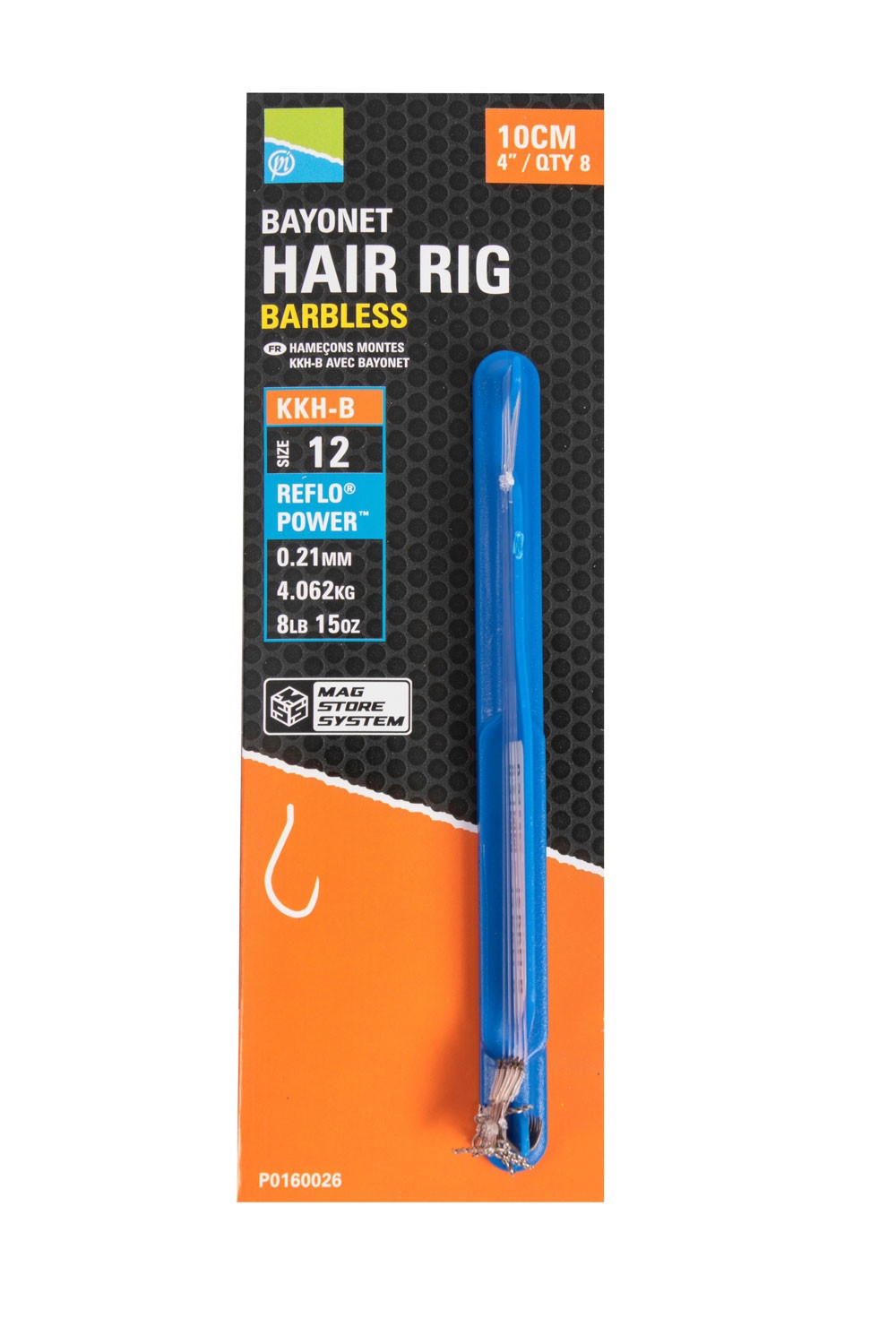 KKH-B Bayonet Hair Rigs 10cm/0.24mm/5kg