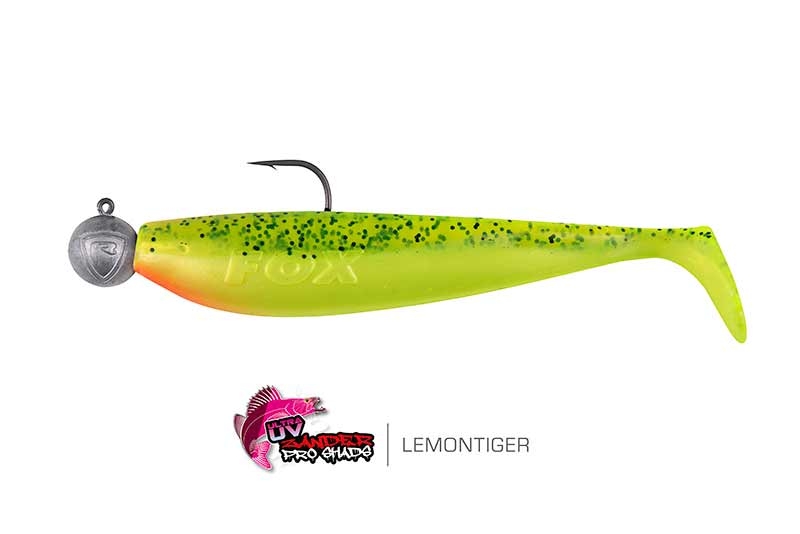 Zander Pro Shad Loaded 10cm/10gr UV Lemon Tiger