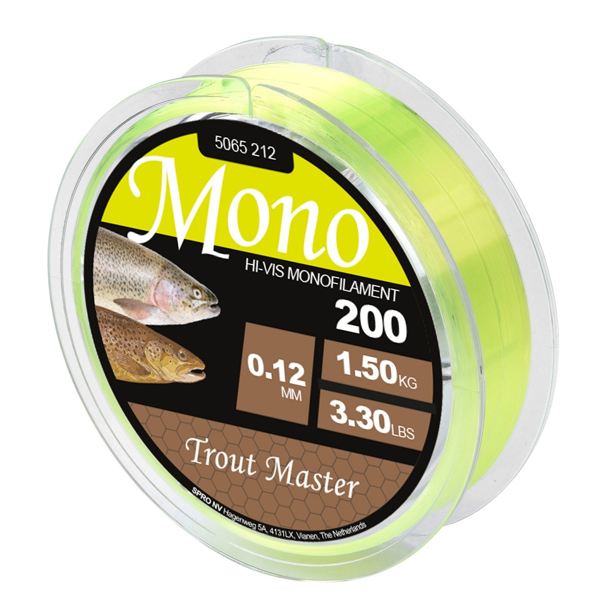 TM Hi-Vis Mono Chartreuse 0.16mm/2.8kg