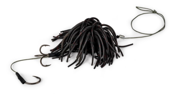 Real Worm Teaser 80gr/100kg Black Red Flash