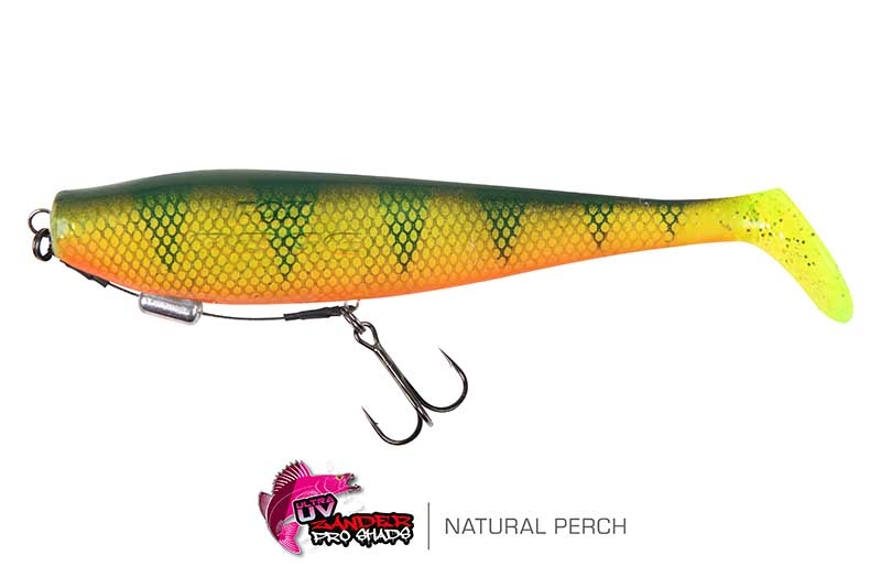 Zander Pro Shads Loaded 18cm UV Natural Perch