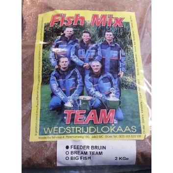 Fish mix feeder bruin