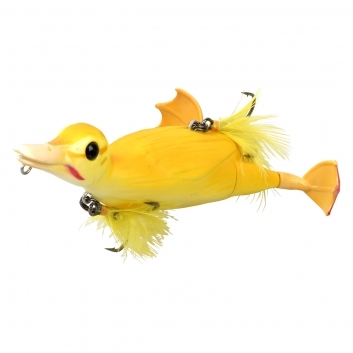 3D Suicide Duck Floating  Yellow 10.5cm/28g