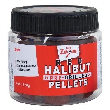 Halibut pellets 8mm Drilled