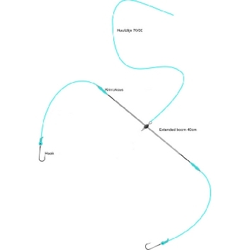 DB Weegschaal Paternoster Haken 2 - Maat 4