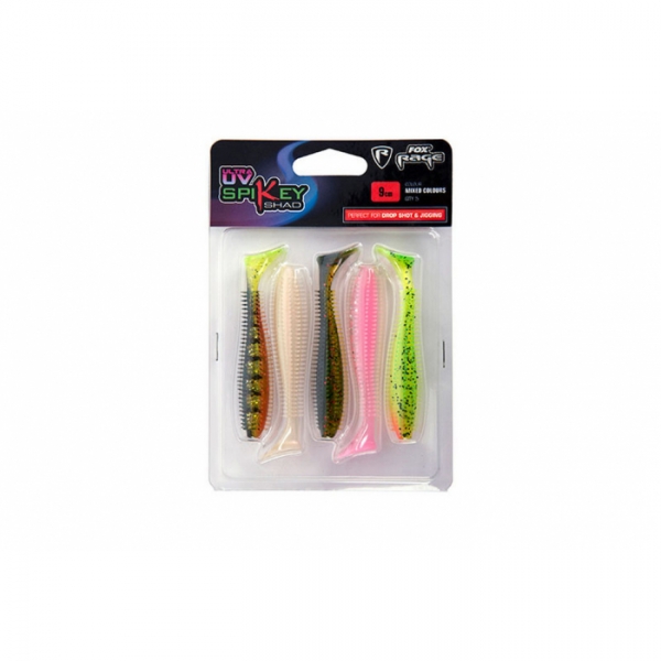 Spikey Shad UV Mixed Colour Pack