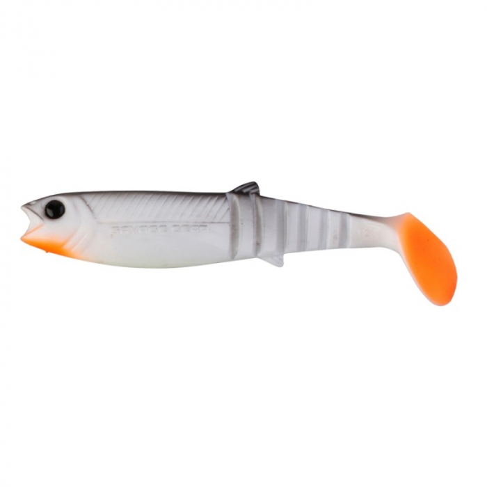 LB Cannibal Shad  White / Black 12.5 cm