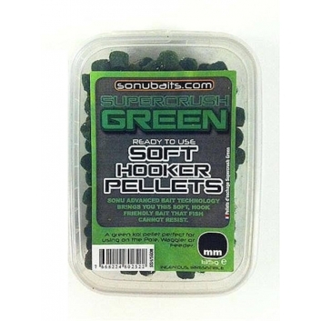 Supercrush Green Soft Hooker Pellets