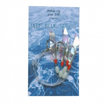 Deep Blue Pollack Rig Shinyfly Flex
