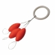 Trout Oval Pilot Floats Red