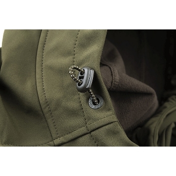 Shell Hoodie Green / Silver