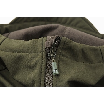 Shell Hoodie Green / Silver