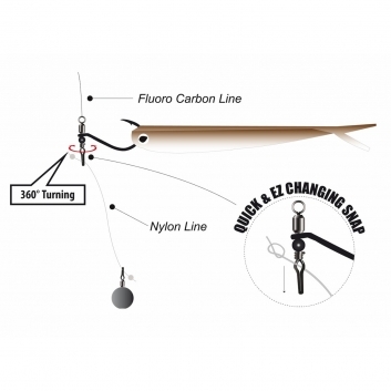 Dropshot Swivel Shot Haak #