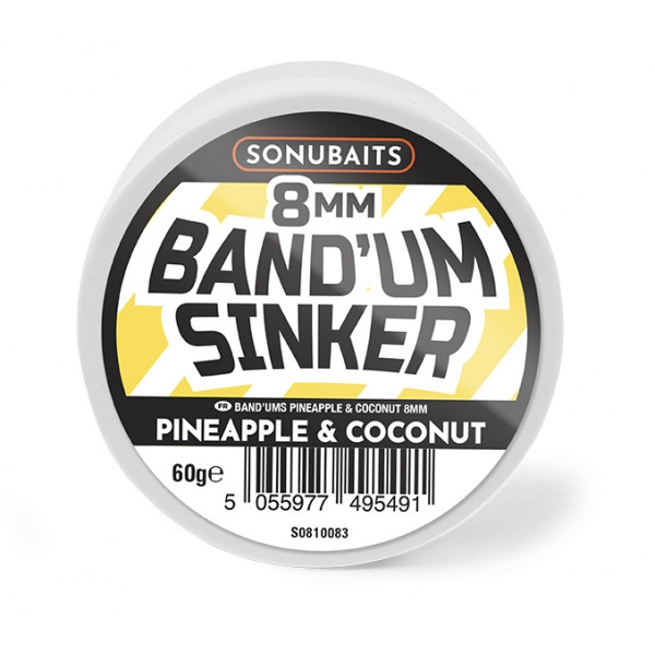 Band'um Sinker 8mm Pineapple & Coconut