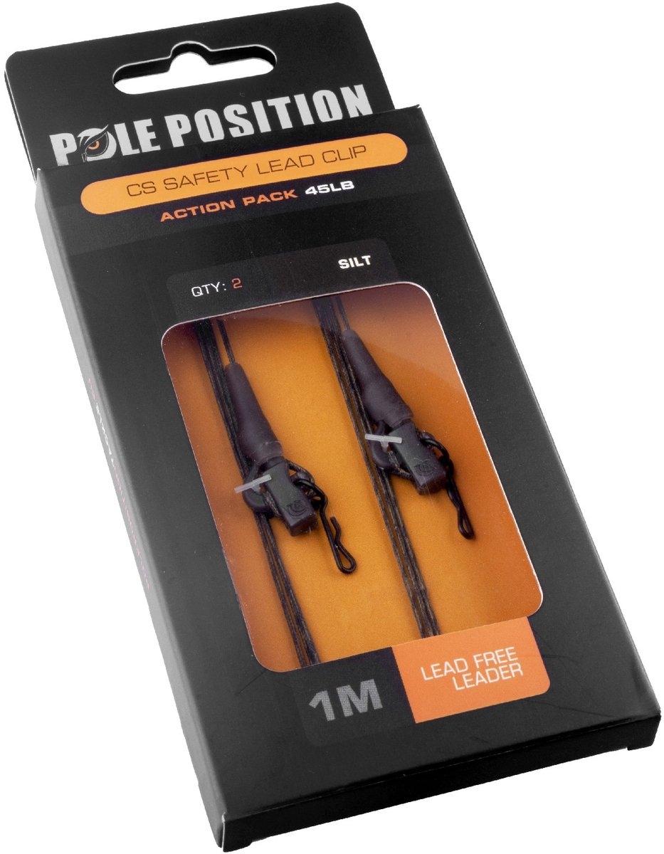 CS Safety Lead Clip Action Pack Silt/45lb