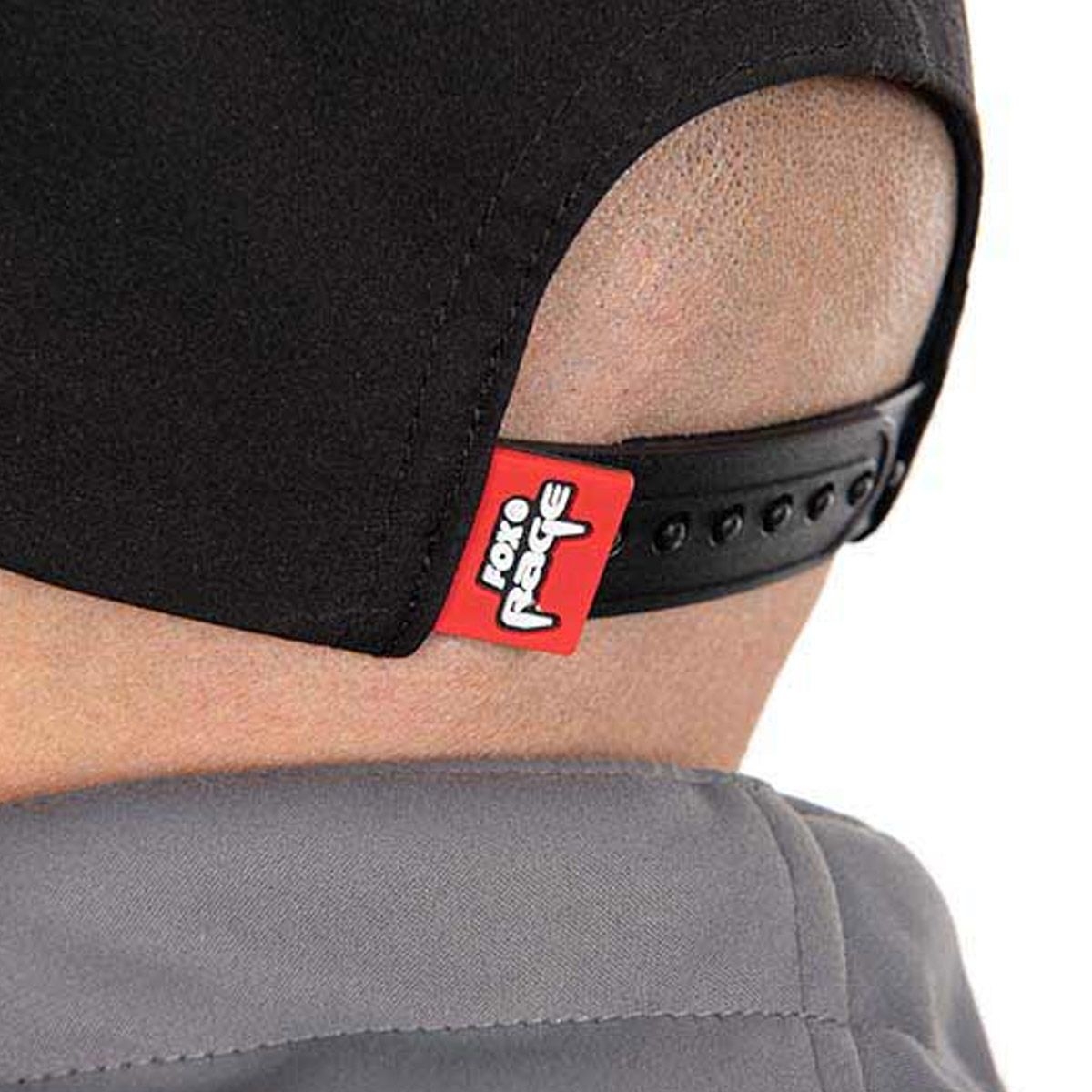 Shield Flat Peak Cap Black