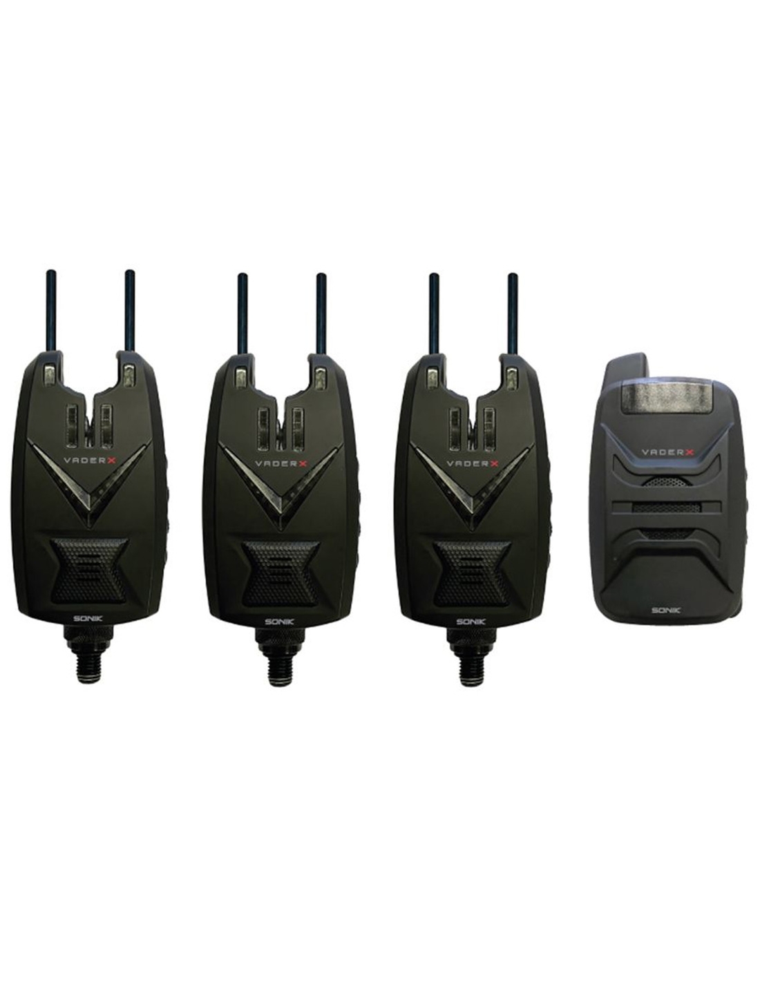 VADERX Bite Alarm Set 3+1 (Red/Green/Blue)