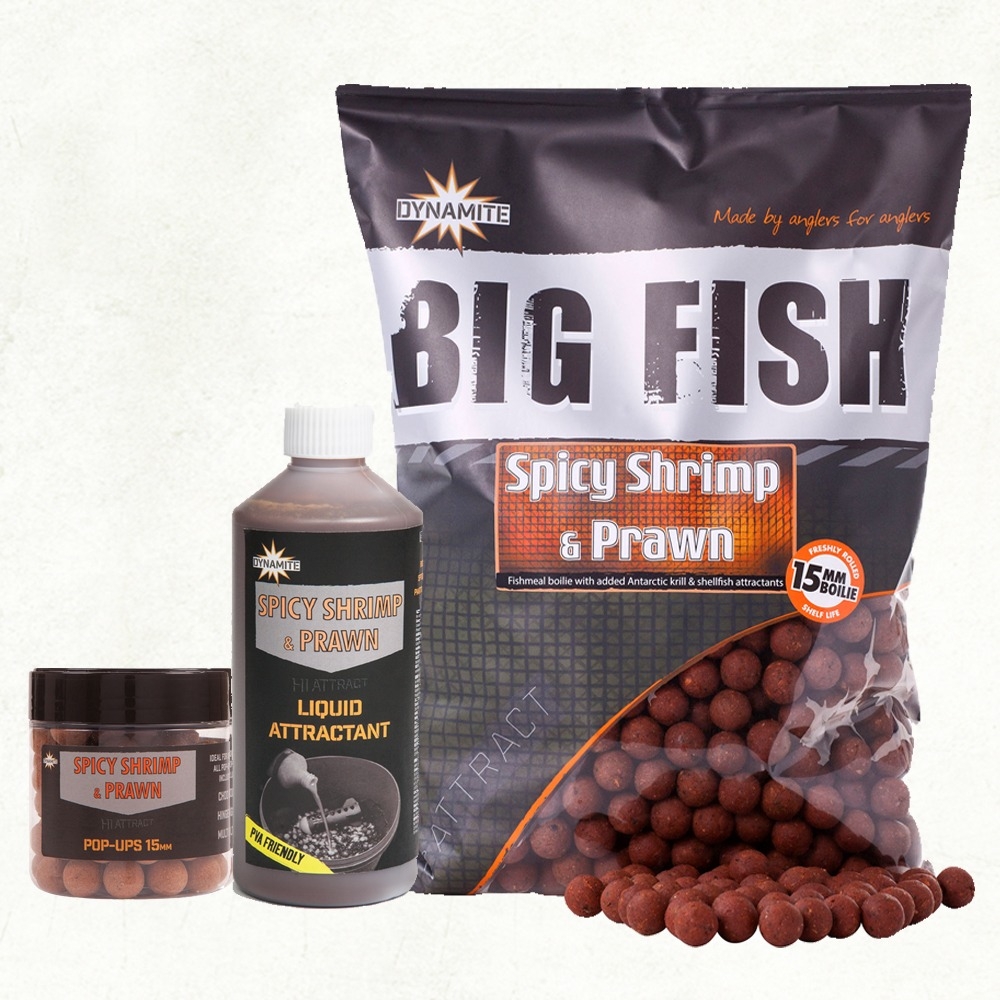 Vismania Big Fish Spicy Shrimp & Prawn Boilie 15mm