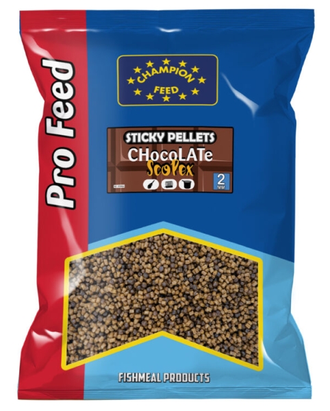Pro Feed Sticky  Pellets Chocolate  Scopex