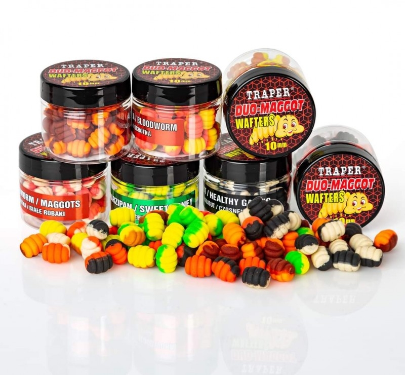 Maggot Wafter Duo Color Banaan/Vanille/Chocolade